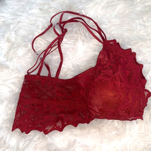 Cosabella Evereve lace plunge bralette burgundy 32A 32B 32C - Picture 2 of 7